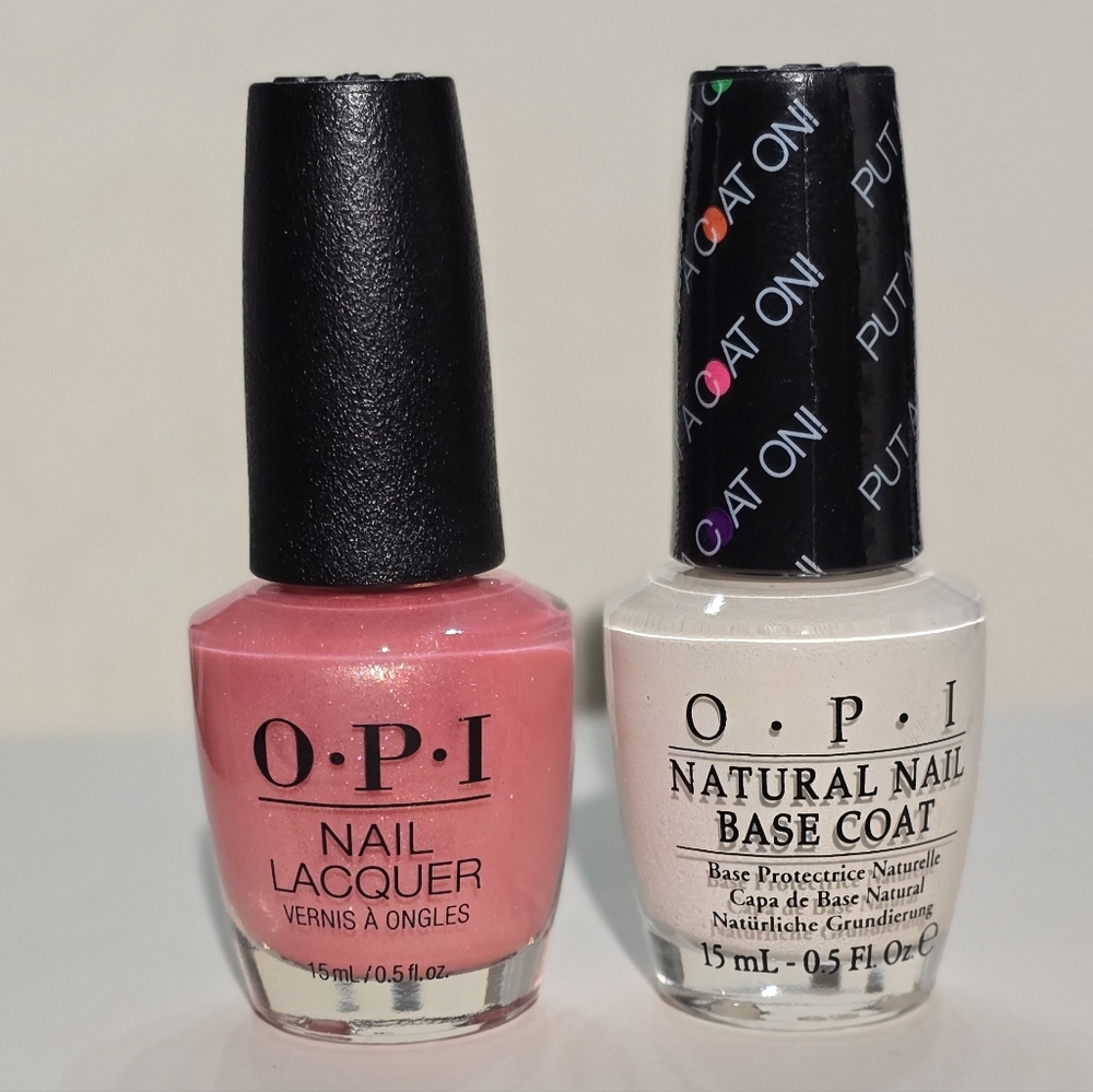 OPI Princesses Rule and Put A Coat On Base Coat Duo